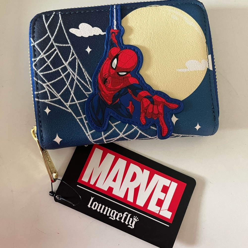 Loungefly Spider-Man Zipper Wallet NWT